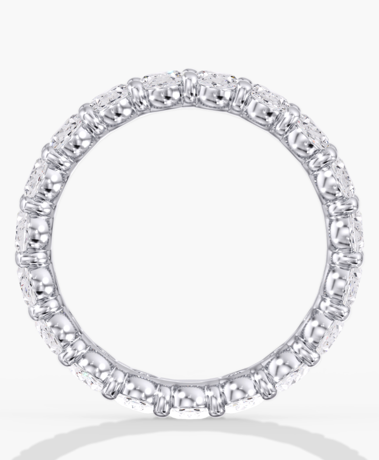 4 carat Oval Diamond Eternity Band