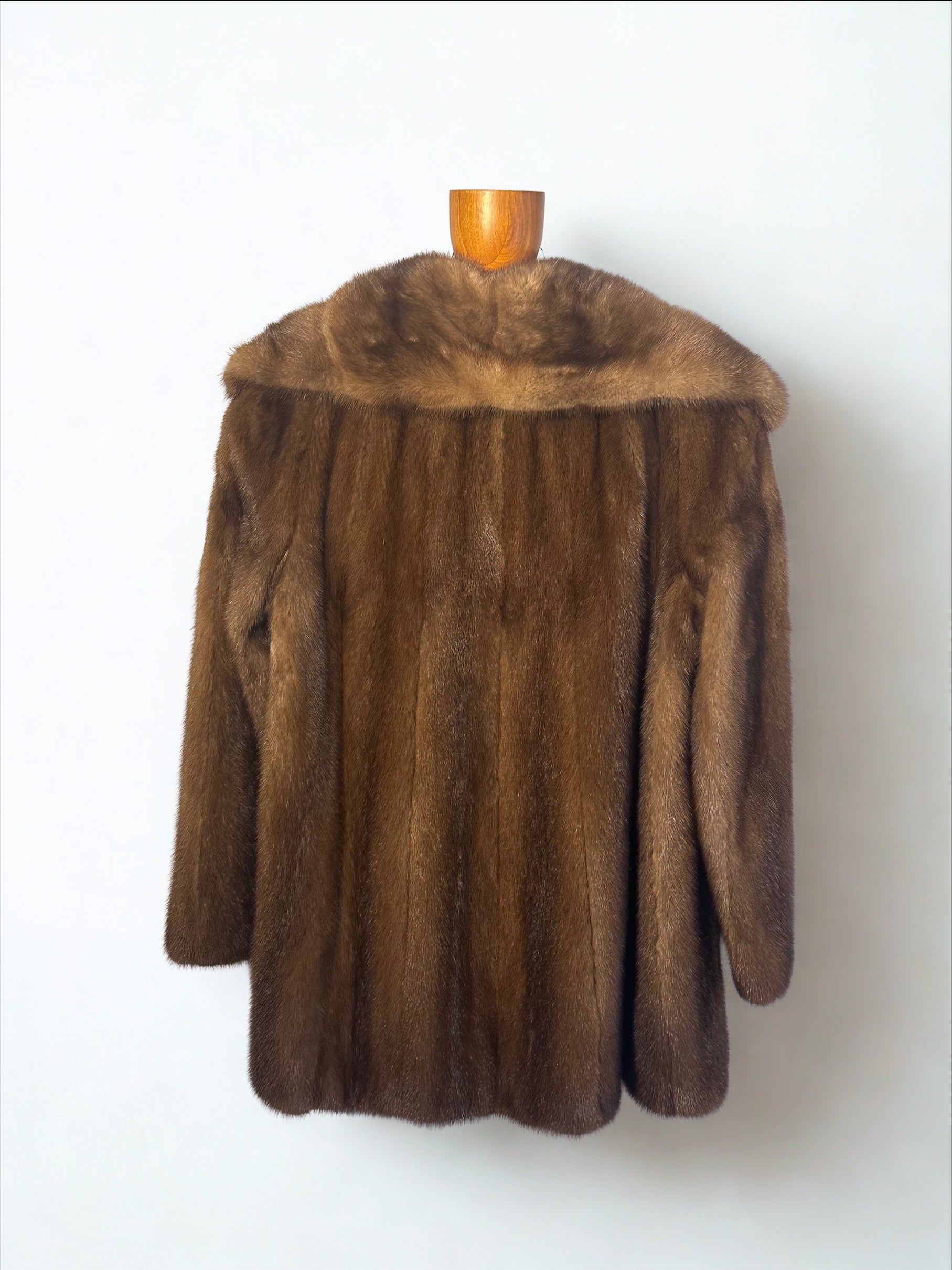 Brown Mink Dress Fur