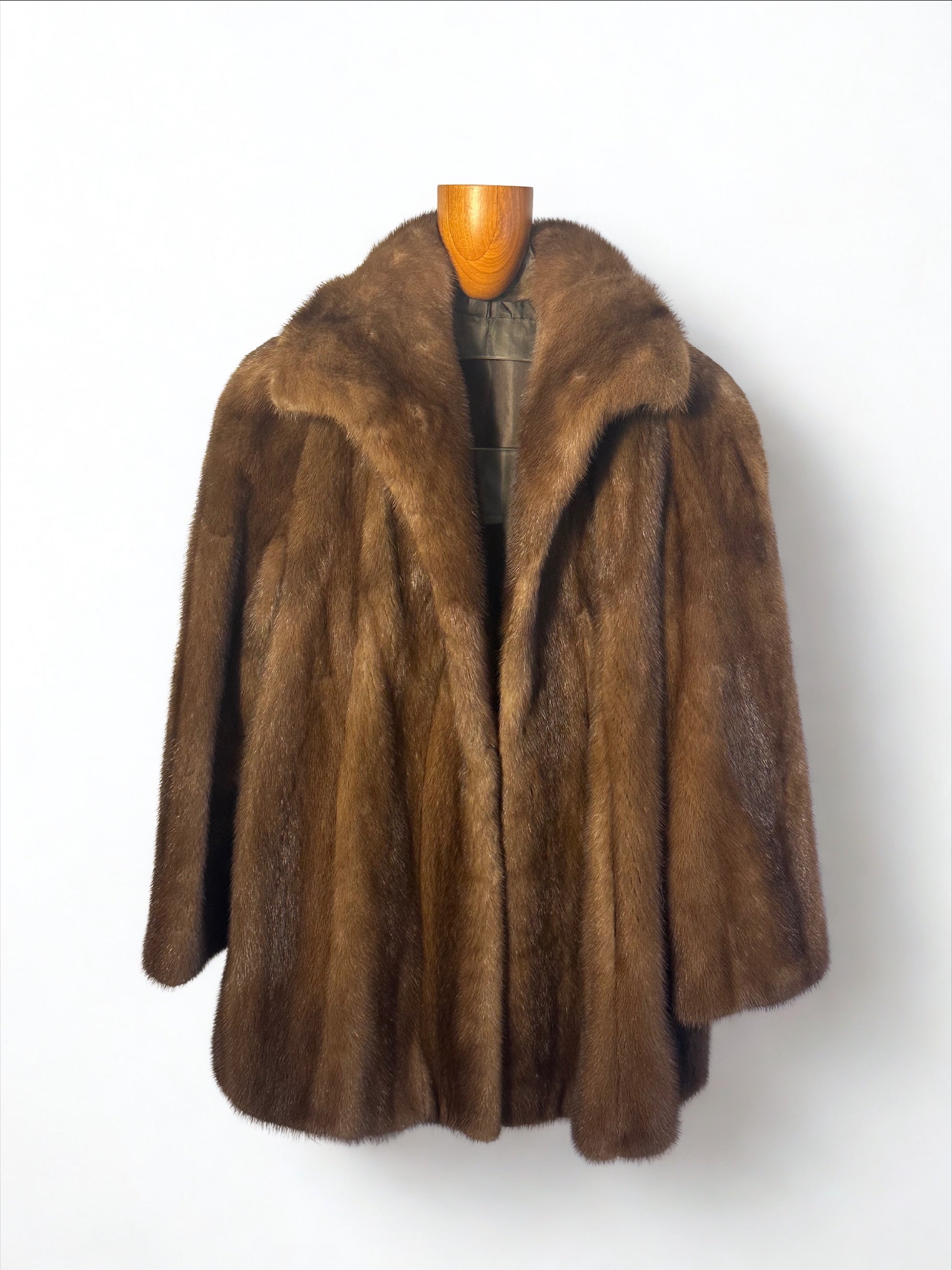 Brown Mink Dress Fur