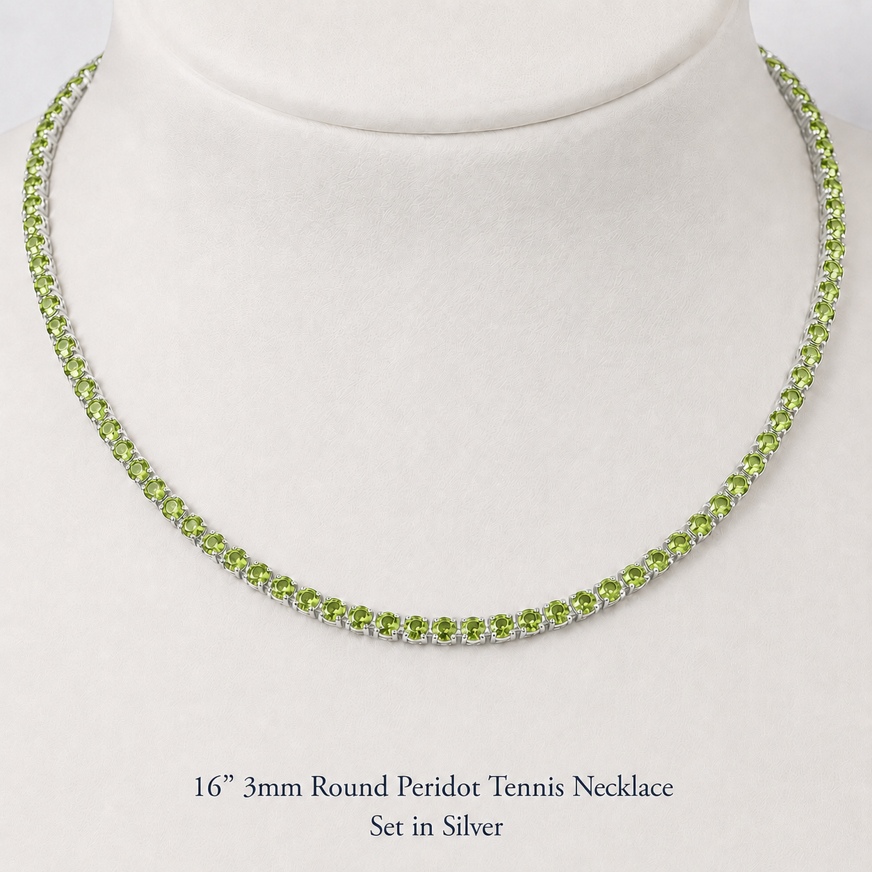 GEMSTONE TENNIS NECKLACE