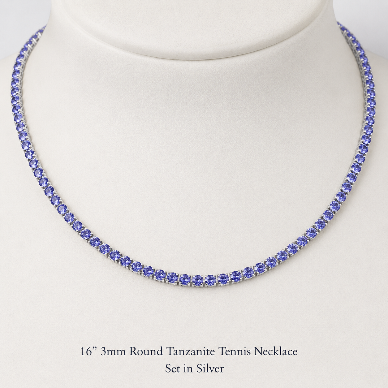 GEMSTONE TENNIS NECKLACE