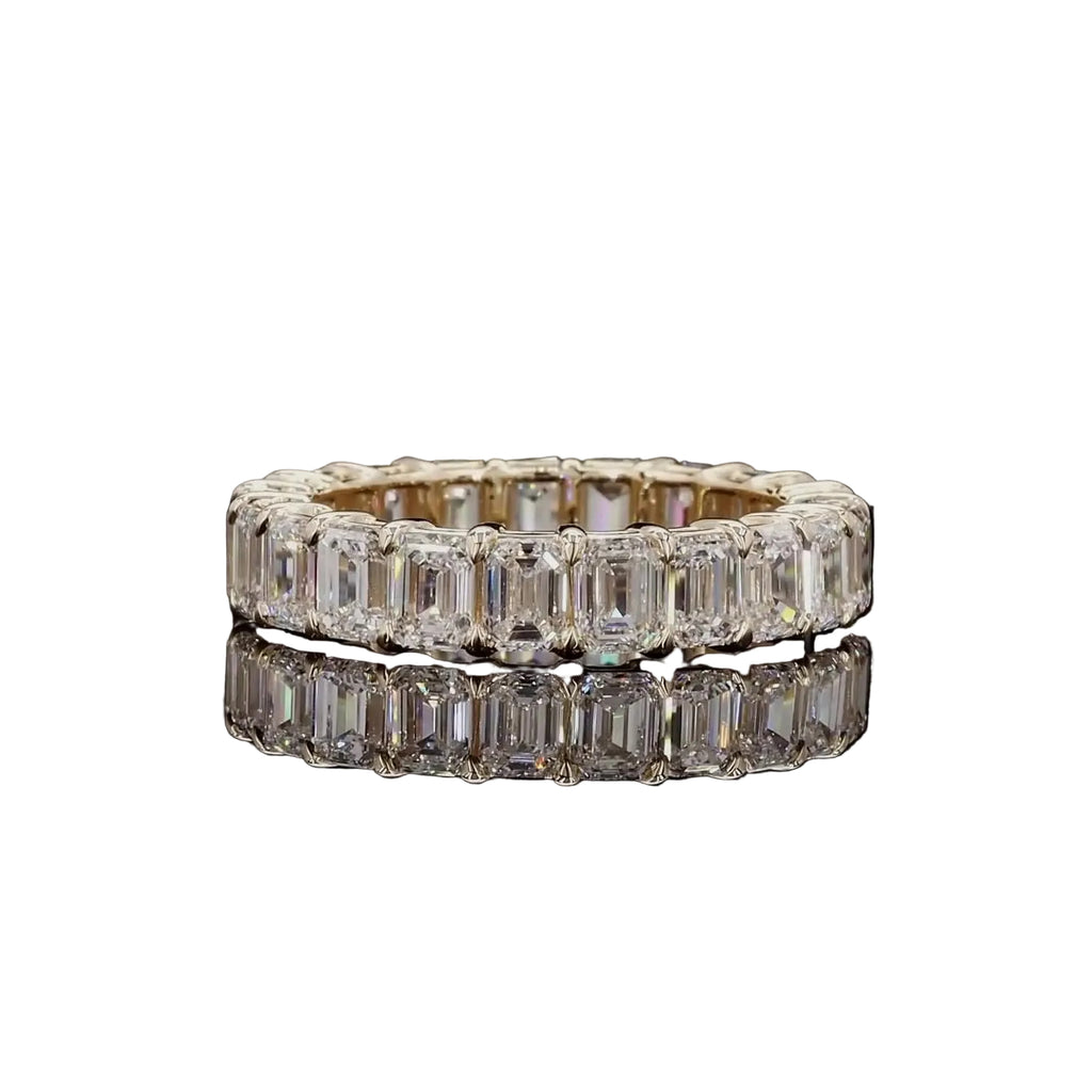 Emerald Cut Eternity Ring