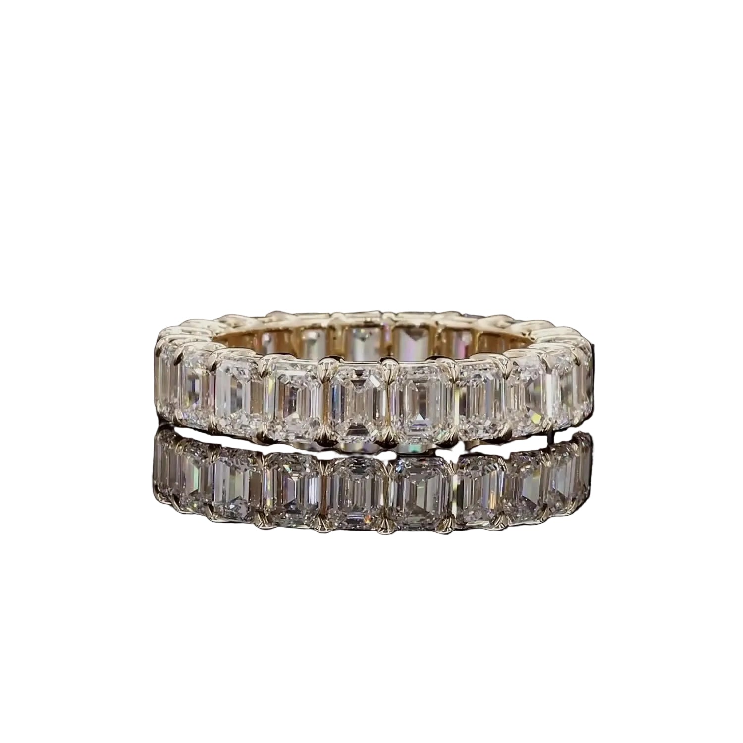 Emerald Cut Eternity Ring