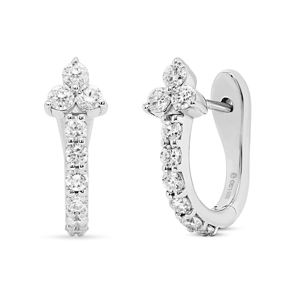 IG STEAL: PETITE DIAMOND HOOPS