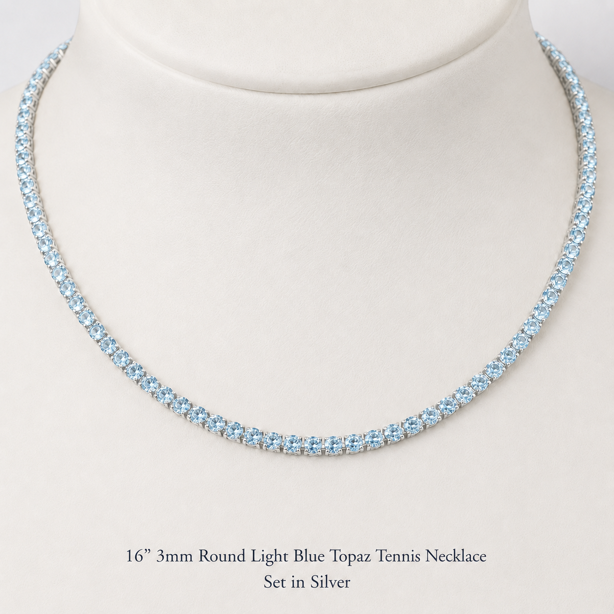 GEMSTONE TENNIS NECKLACE