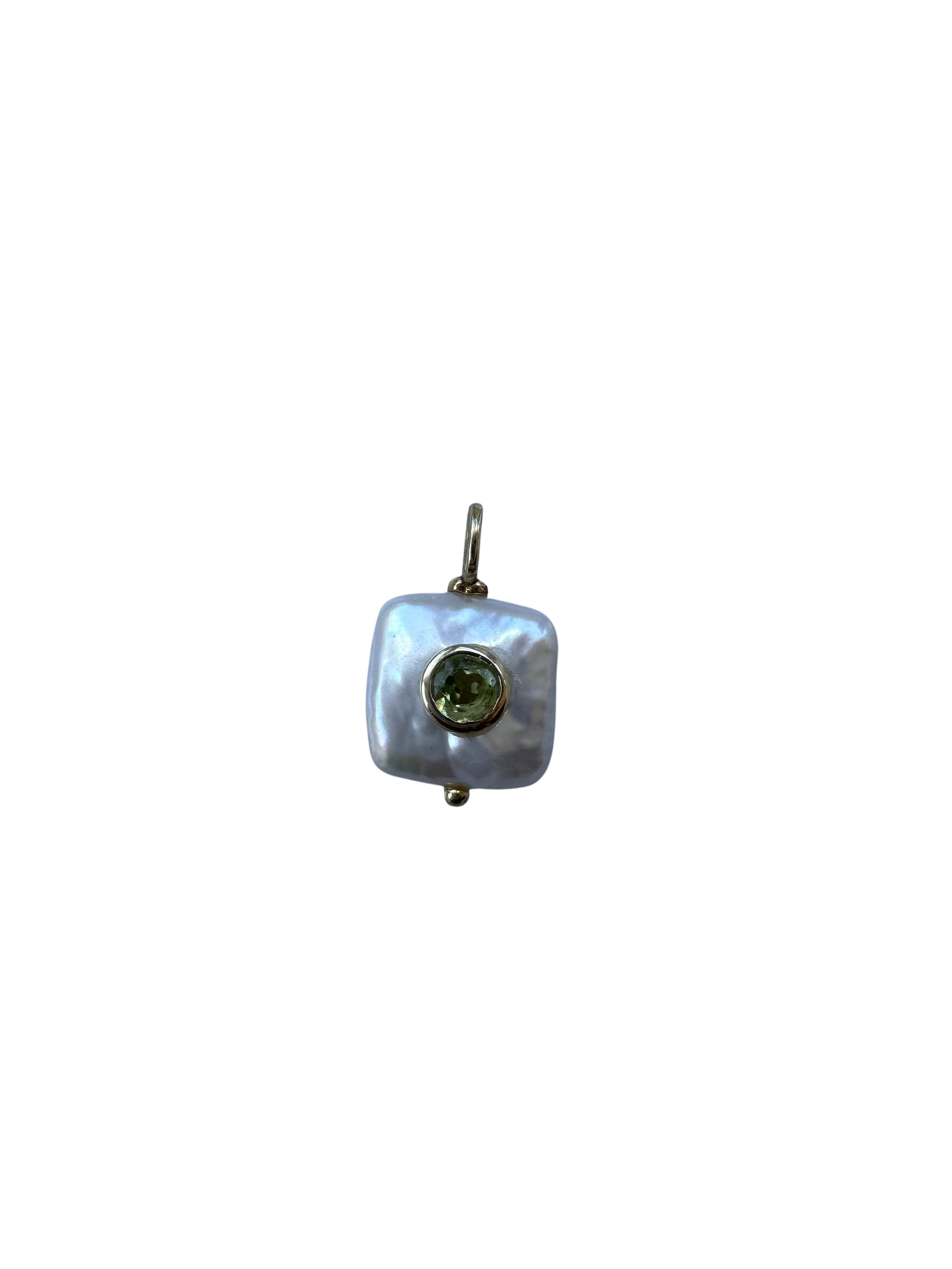 GEM DROP: FRESH WATER PRL / PERIDOT