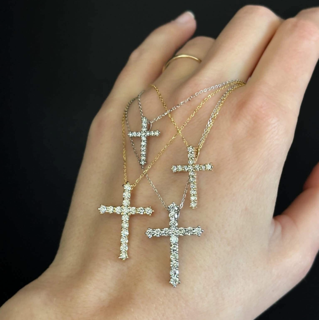Lab Grown Diamond Cross
