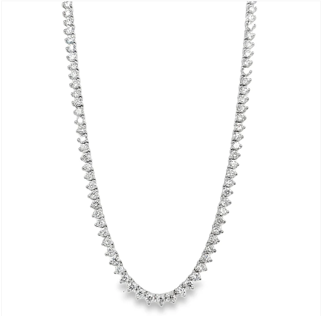 SS ESSENTIAL 10 CARAT TENNIS NECKLACE