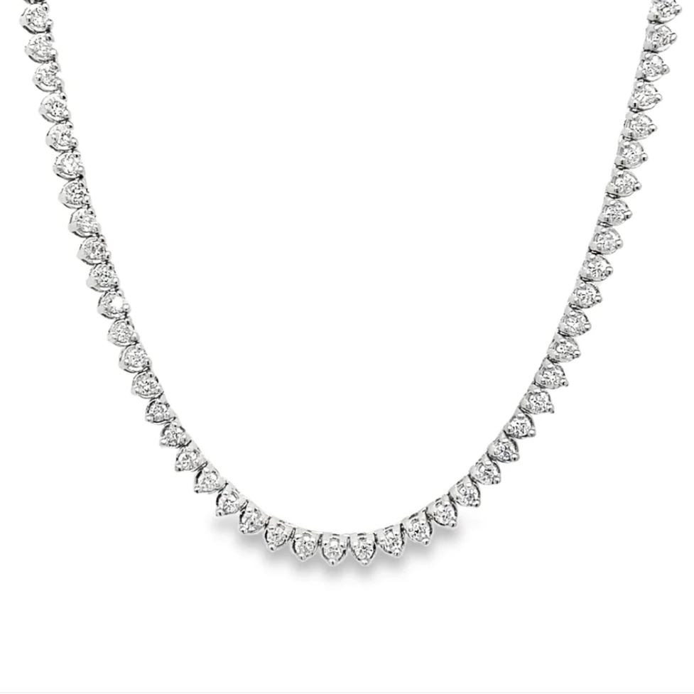 SS ESSENTIAL 3 CARAT TENNIS NECKLACE