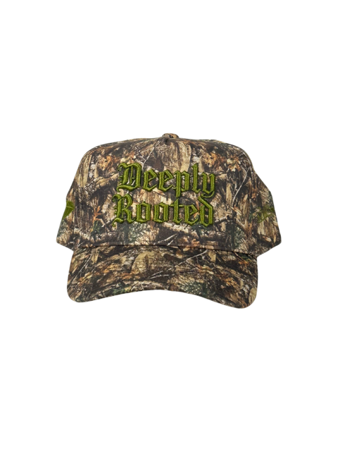 "Deeply Rooted" Camo Trucker Hat