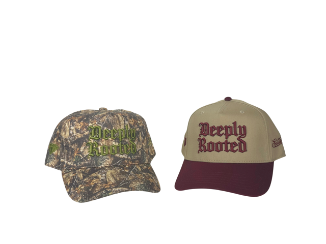 "Deeply Rooted" Camo Trucker Hat