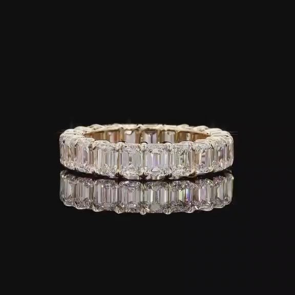Emerald Cut Eternity Ring