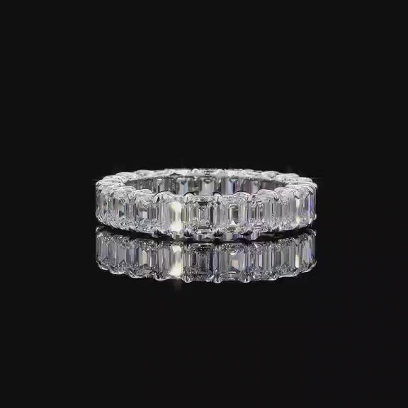 Emerald Cut Eternity Ring
